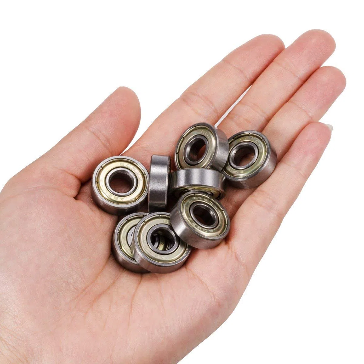 Cuscinetti a sfera mini 608zz, in metallo, doppia protezione 8 x 22 x 7 mm, 20 pezzi