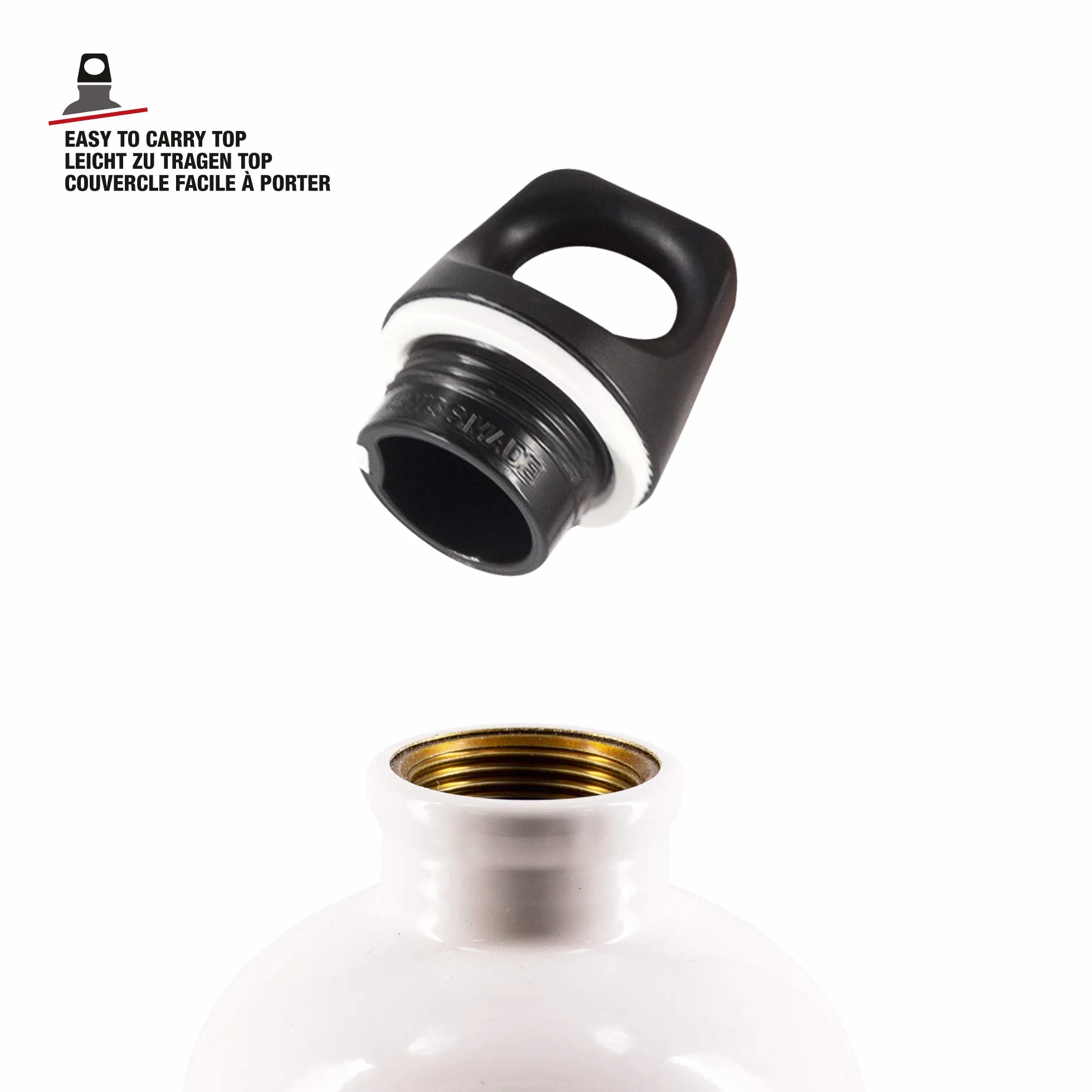 SIGG Tappo di ricambio per borraccia a collo stretto, compatibile con Move MyPlanet Traveller KBT