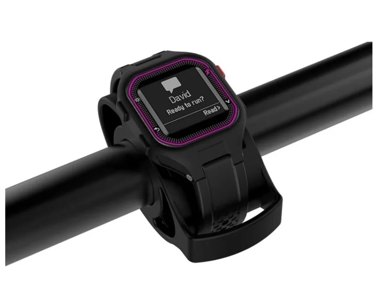 Universale Supporto da Manubrio Bicicletta per Smartwatch | Supporto Silicone per Garmin Tomtom Ticwatch Suunto Fitbit Polar Apple Watch