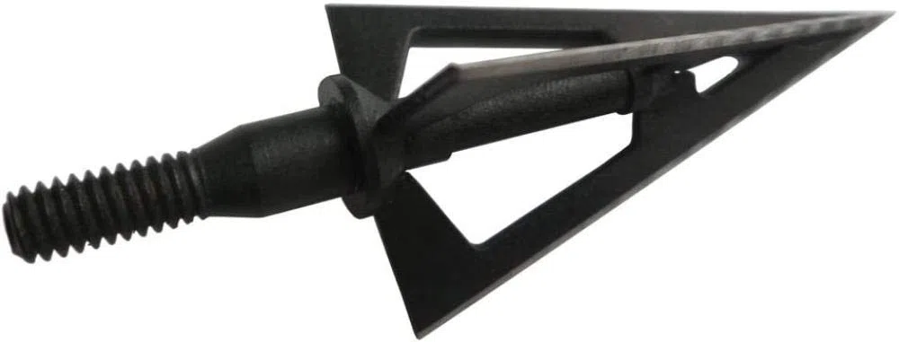 3pcs / 6pcs / 12pcs Fixed 3-Blade Broadhead 100 Grain Black Steel Tiro con L'Arco Broadhead per Arco Composto Frecce e dardi per Balestra per Caccia con Arco e Bersaglio