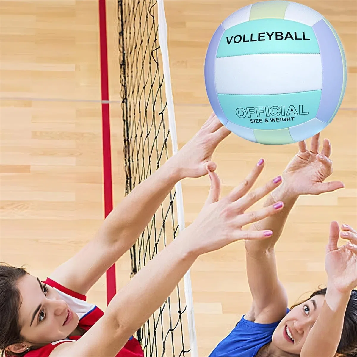 Volleyball Official Size 5, Volleyball Kit, Volleyballs, Soft Volleyball Beach Volleyball Pool Volleyball for Indoor Outdoor Beach, Training Equipment Volleyball Training, Gym