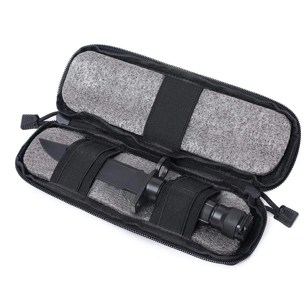ACEXIER 1PCS Tattico Molle Coltello Sacchetto Torcia Custodia Custodia Piccola Borsa da Vita Escursionismo Coltelli da Caccia Fondina Sacchetti Magazine Pouch