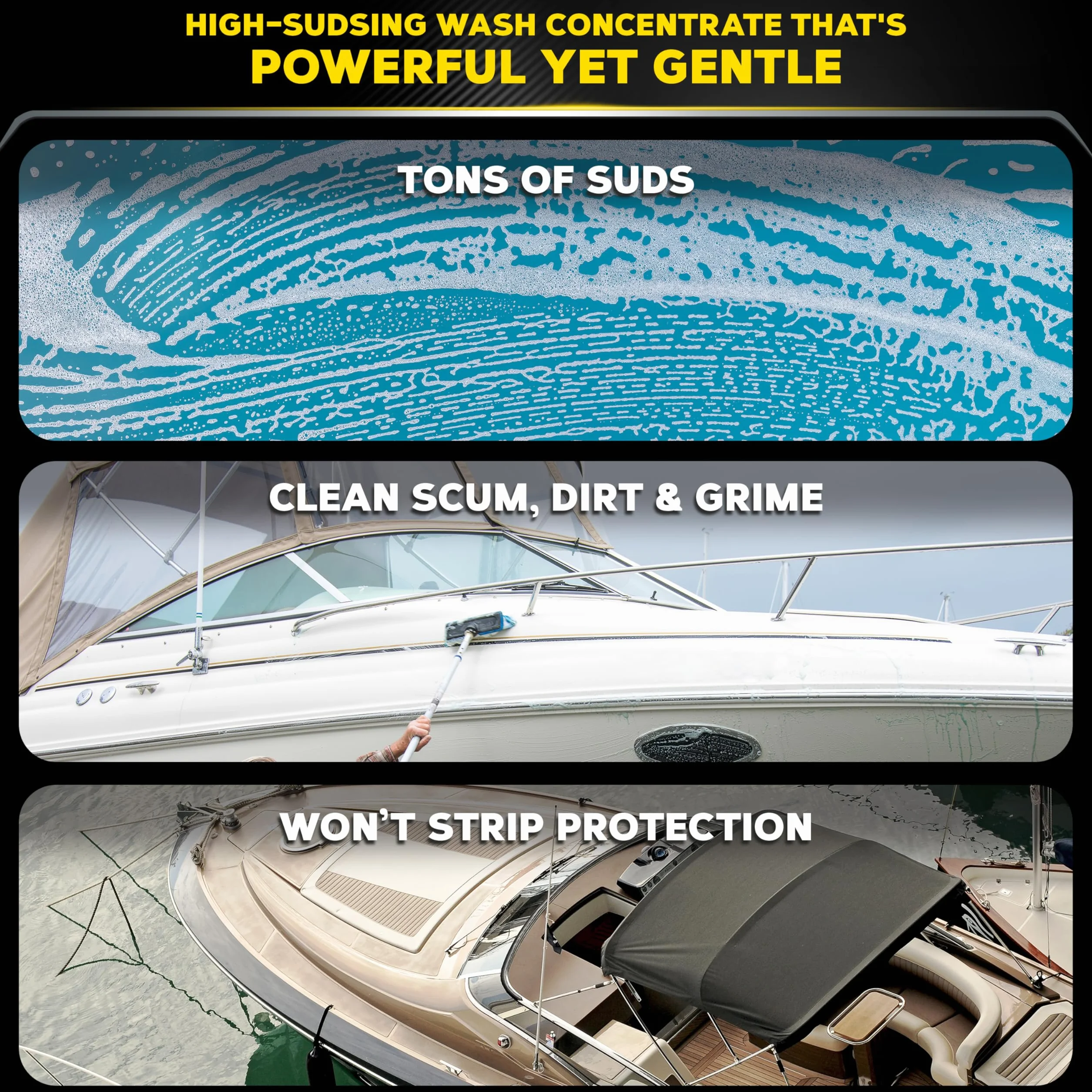 Meguiar's Marine Rv 43 - Detergente per imbarcazioni, 1,89 l, M4364