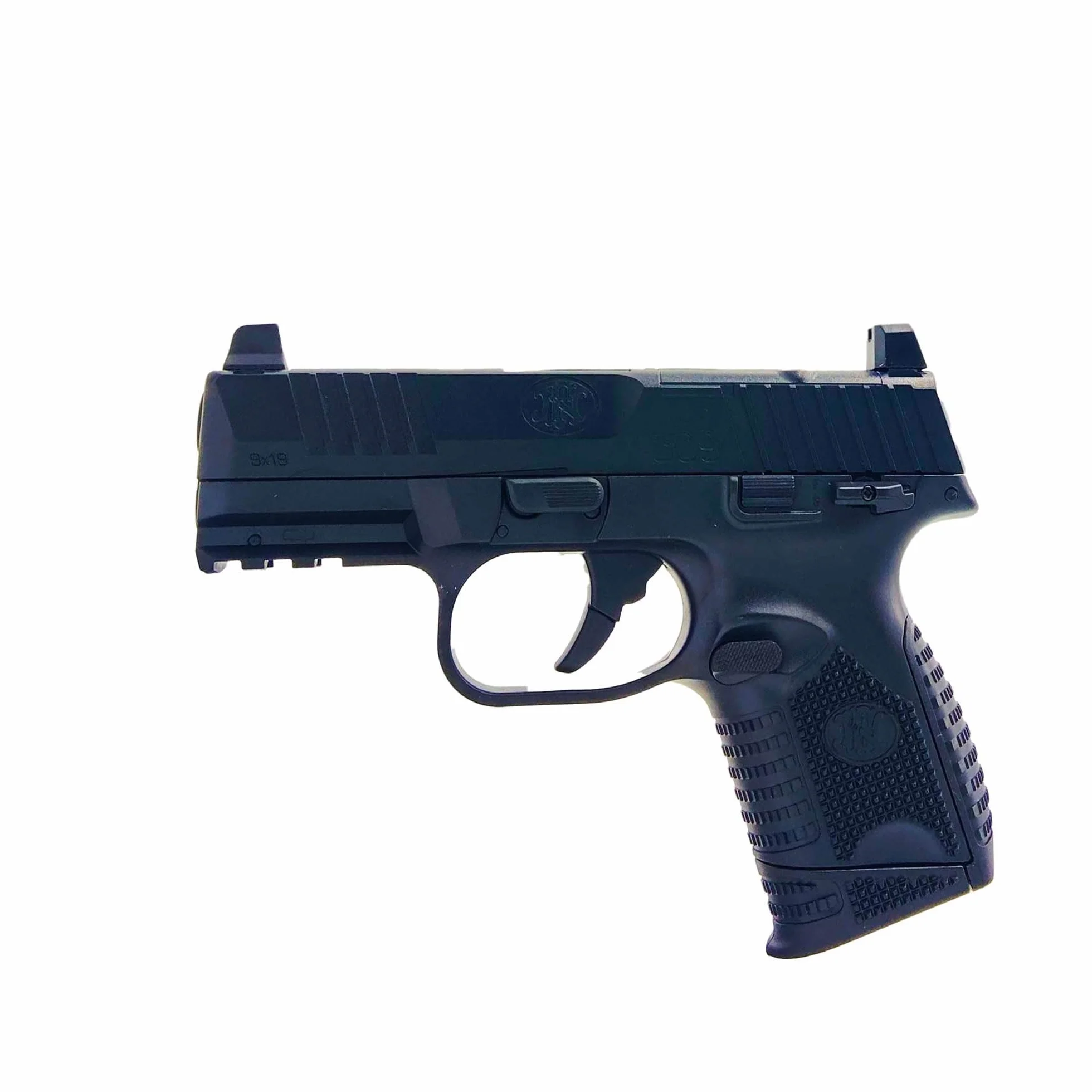 Cybergun FN Herstal 509 Compact MRD Black Airsoft Pistola BB Spring 0.2 Joule Plastica ABS