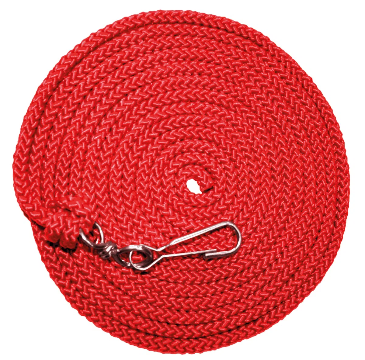 Corda per saltare XXL 5 m con moschettone e girevole – Corda per saltare in nylon resistente Ø 8 mm per bambini e gruppi – ideale per il fissaggio di recinzione e divertimento all'aperto
