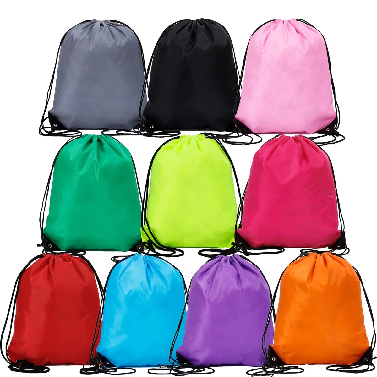 flintronic Palestra Borsa da Spiaggia, Sportiva Gym Sack, Borsa da Nuoto Impermeabile Sacca, PE Borse con Coulisse, Zaino a Corda per Sport, Spiaggia, Viaggi, Vacanze - Unisex