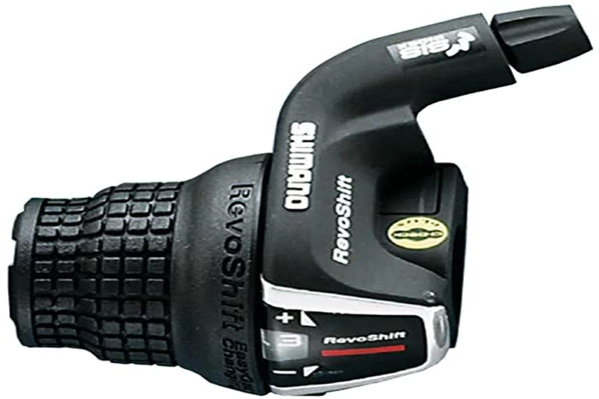 Shimano SL-RS35 TOURNEY, Comandi Revo 3 x 6 Velocità, Nero/Argento,