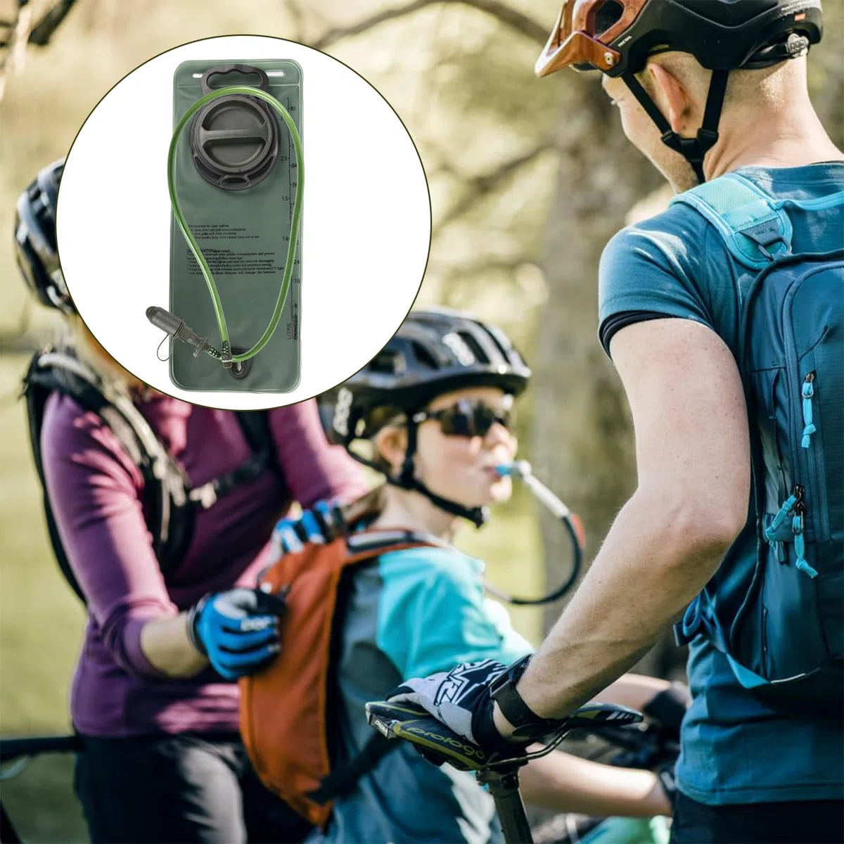 Sacca Idrica, Sacca Idratazione, Sacca Acqua, Sacca Acqua per Zaino, Sacca Idrica a Prova di Perdite, Sostituzione del Pacchetto Idrico per Escursionismo all'Aperto Campeggio Ciclismo, 2.5L