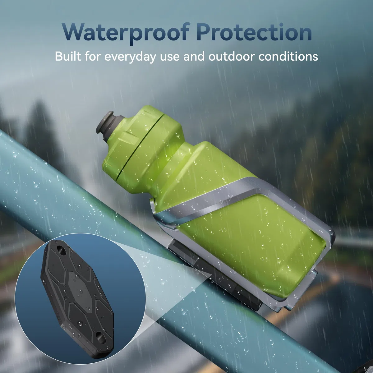 Supporto per bicicletta SmartTag2, nascosto sotto il portabottiglie con viti di sicurezza, impermeabile e antifurto, per Samsung Galaxy Smart Tag2, con attrezzi inclusi