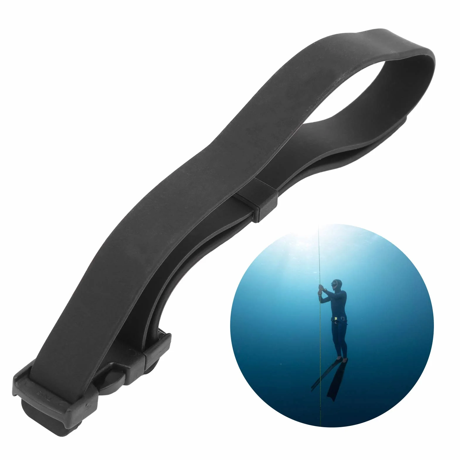 Cinghie per Coltelli da Immersione Cintura per Coltelli di Ricambio per Lo Snorkeling Cinghie per Coltelli in Gomma a Sgancio Rapido Cintura per Coltelli Subacquei per Coltello Subacqueo Fisso