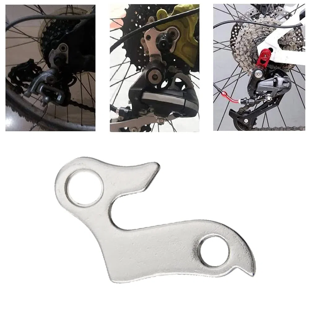 Forcellino Cambio Deragliatore per Bicicletta, Forcellino Cambio MTB Forcellino, Gancio per Cambio Posteriore per MTB Mountain Road Bike(Argento)