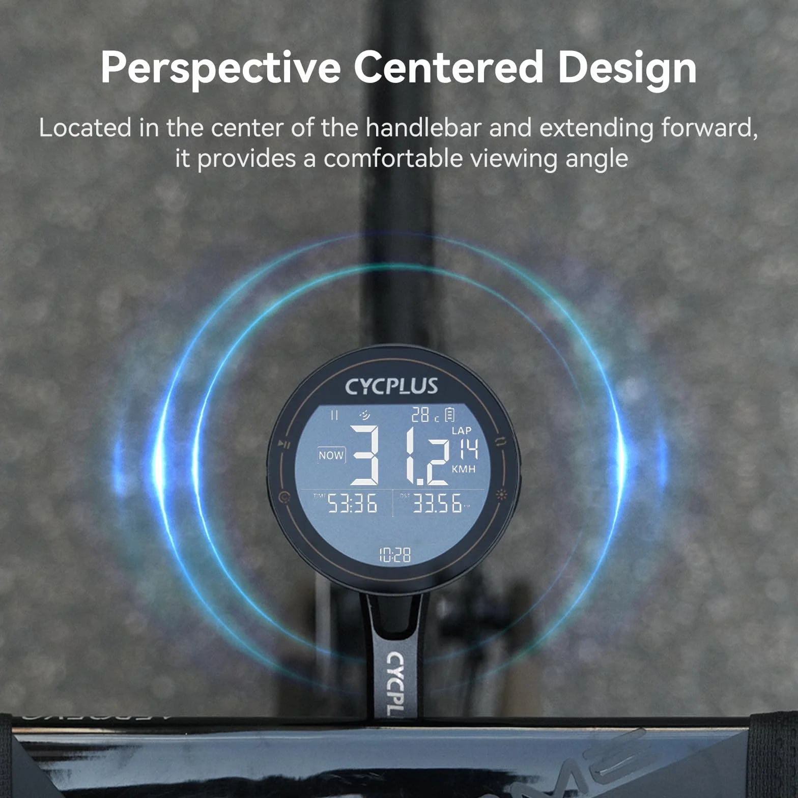 CYCPLUS Out Front Bike Mount Z3, supporto per computer da ciclismo compatibile con computer da ciclismo Garmin/Igpsport/Xoss