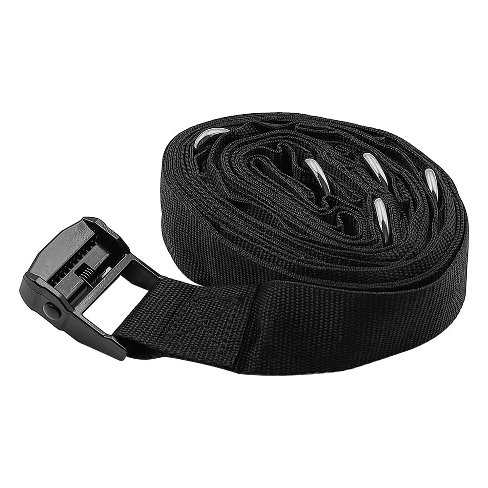 POFET Ancoraggio per Porta per carichi Pesanti, Allenamento per la Forza Anelli saldati ergonomici Antiscivolo di Grosso Spessore Fettuccia in Nylon Resistente