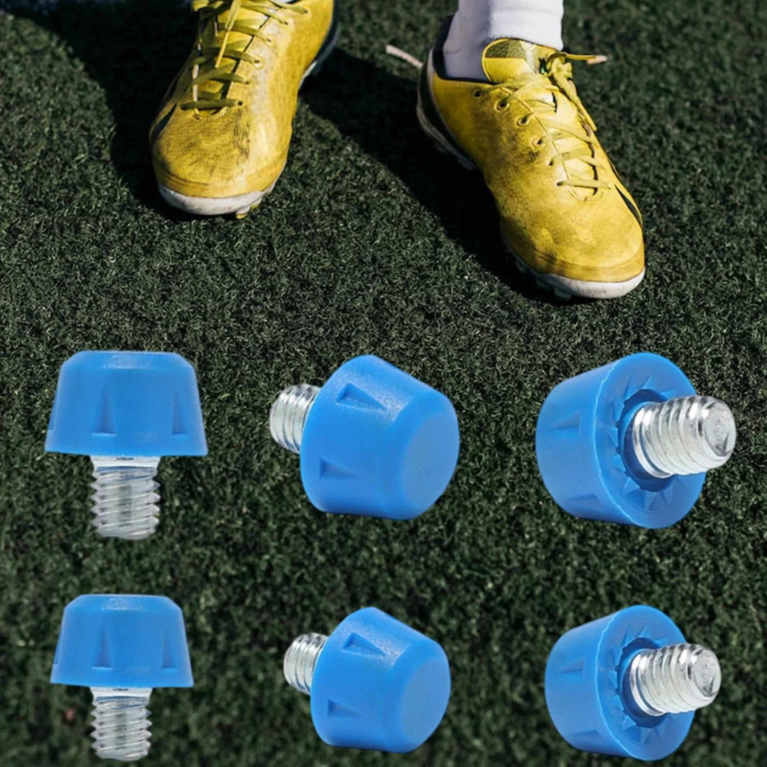 Chiodi da calcio filettati 6 mm, tacchetti di ricambio per allenamento e competizioni