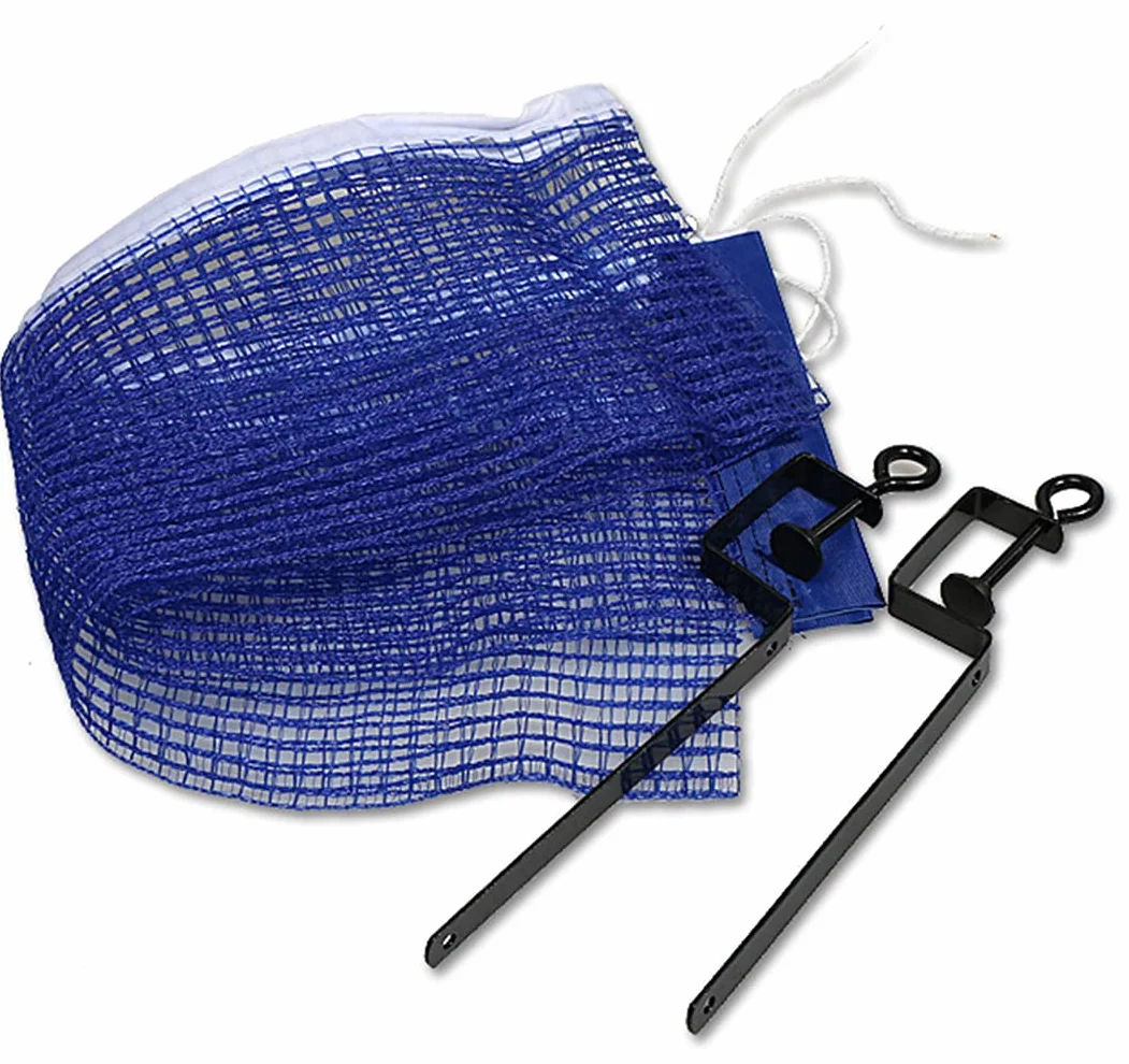 Ncheli Rete da Ping Pong Portatile – Kit Estensibile 180cm – Supporti in Metallo Universali – Rete di Ricambio per Tavolo Sportivo, Scrivania o Giardino – Facile Installazione (Blu)