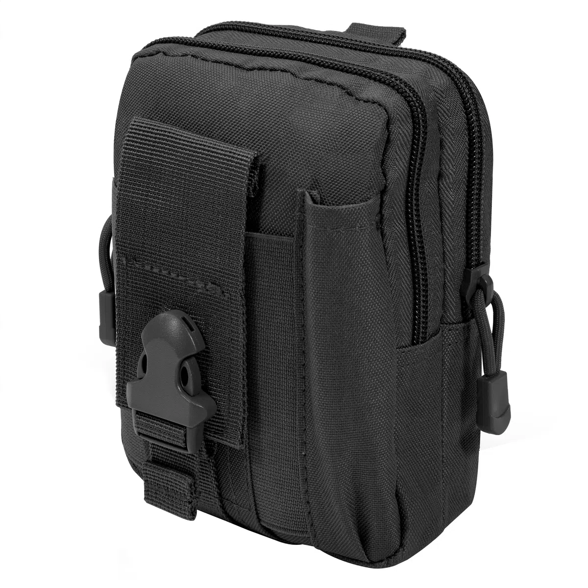 Marsupio Tattico Molle EDC Compatto Borsa Da Cintura Multiuso Marsupi Sportivo Esterno Per Escursionismo Campeggio Ciclismo Corsa Pesca, Nero