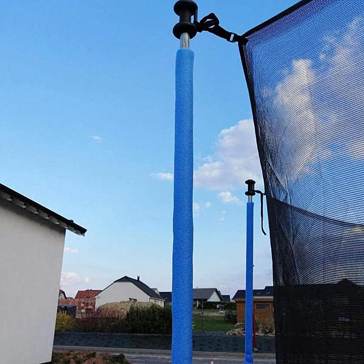 6 Tubi in Schiuma per Trampolino 88 Cm Protezione per Aste di Trampolinos, Trampolinos di Ricambio Copertura in Gommapiuma per Aste, Imbottitura in Schiuma