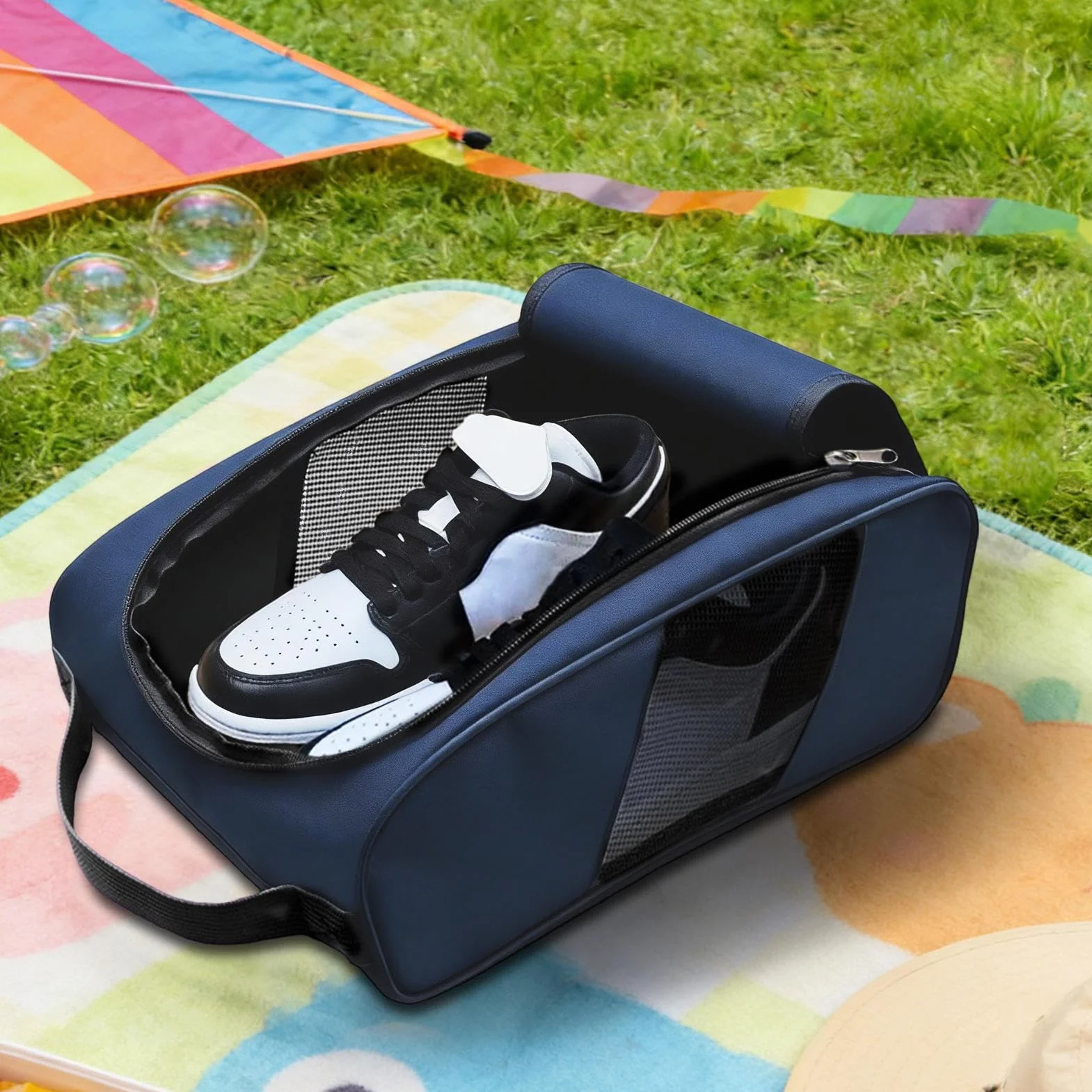 Borsa porta scarpe da golf Uomo,Trasportino unisex con cerniera, impermeabile e portatile - per Sacche da Golf | Per bowling, calcio, basket, palestra, sport, viaggi, esterni, auto,
