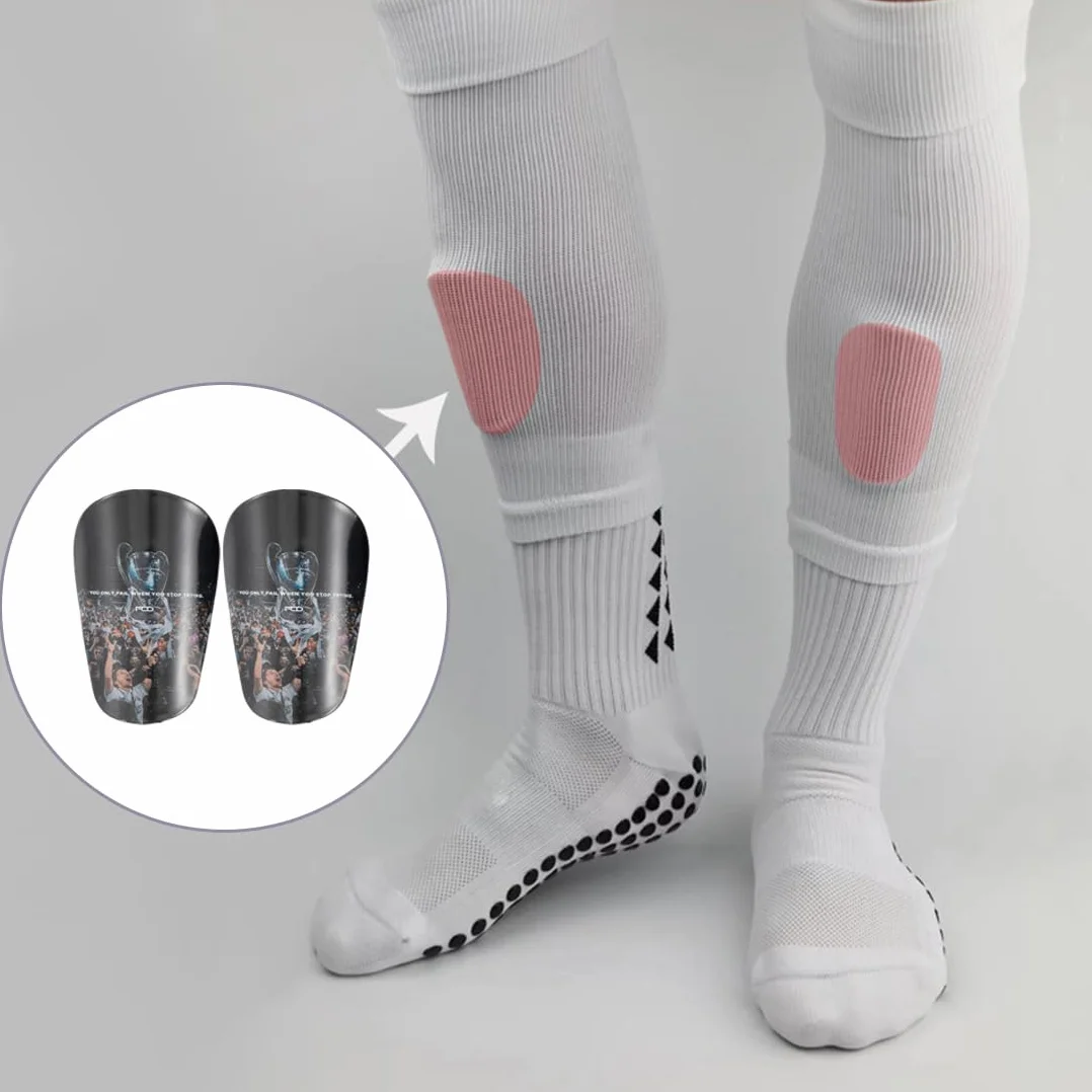 Mini Parastinchi Calcio, Extra Grigio Scuro, 10 × 6 cm Professionali Parastinchi Calcio Piccoli, Accessori per Protezione da Calcio Delle Gambe per Gli Sport con la Palla da Uomo, Donna e Bambino