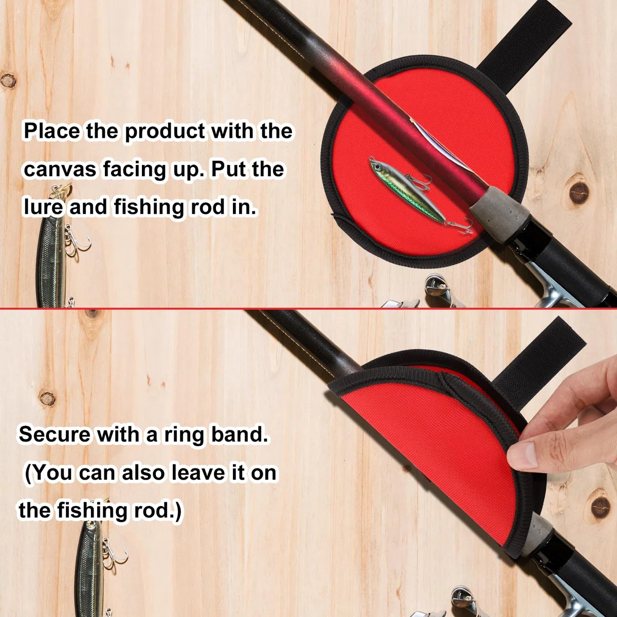 Gosknor 6pz Involucro per Esche, 15 cm Coperture per Esche da Pesca Protezioni per Ami da Pesca Protezione per Esche per Mantenere i Pescatori al Sicuro Durante la Pesca per la Canna da Pesca