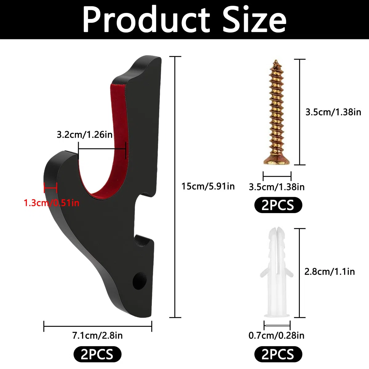 Set di 2 Gancio per Spada Supporto per Spada Samurai Supporto per Katana Supporto per Spada Da Parete Stand per Spada Spada Stand Supporto per Katane Spade Spade Laser e Altro Contenere Spada