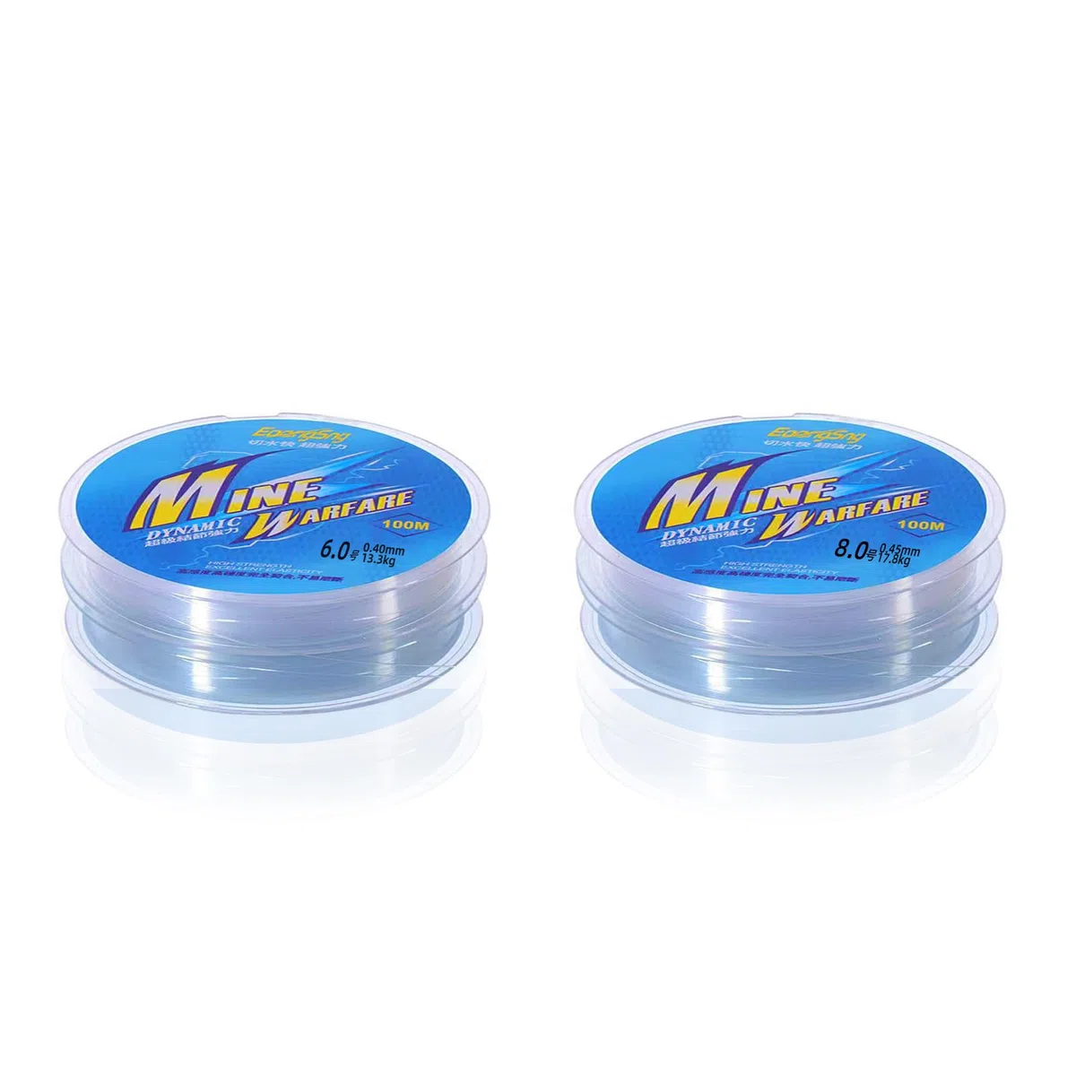 2 Pezzi Linea Da Pesca 100M Nylon Trasparente Resistente Allo Strappo, Corda Extra Forte, Filo Di Nylon Per Pesca