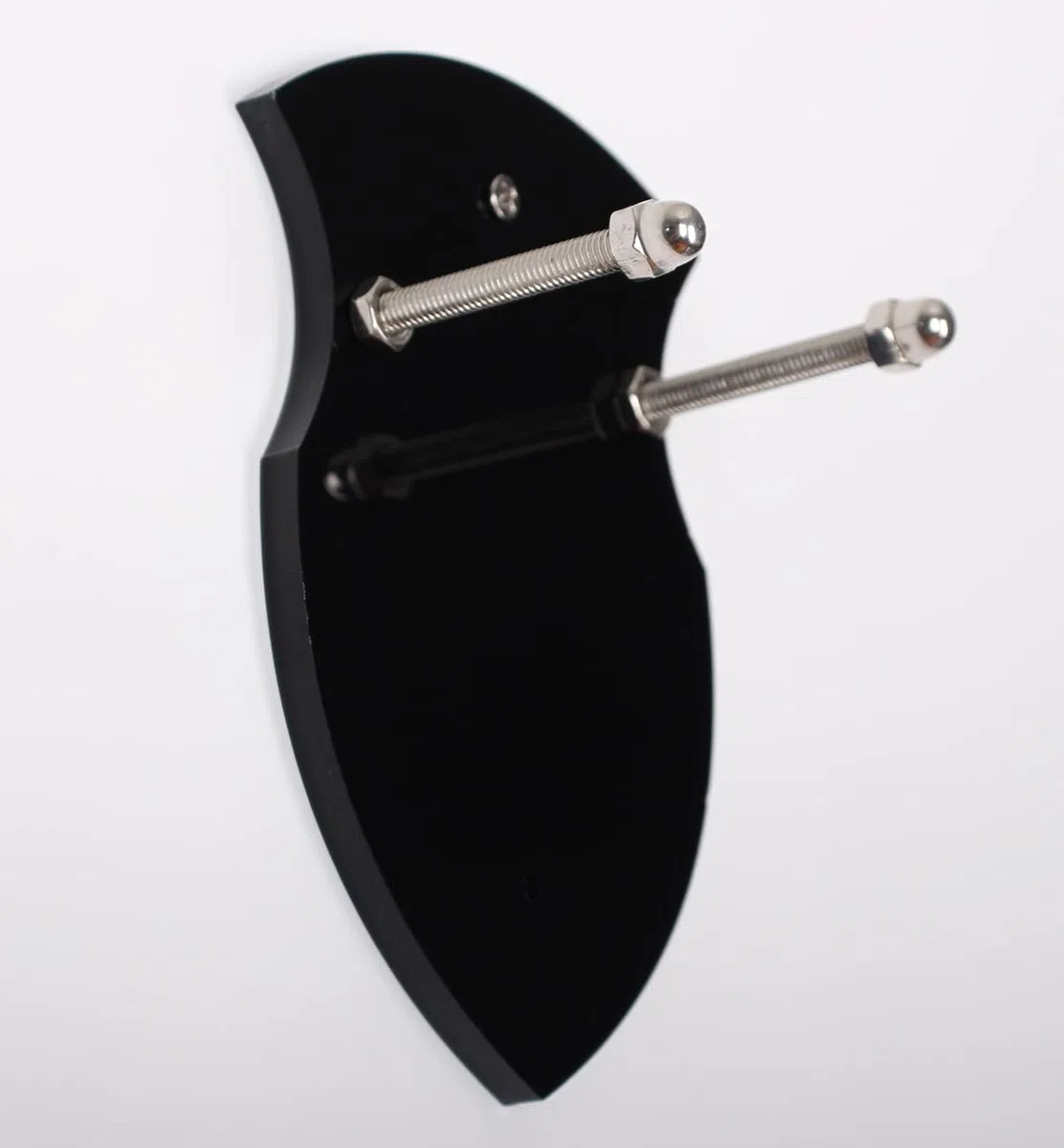 WANLIAN Parete -monte spada spada spada gancio muro -supporto display montato per spada singola parete verticale Frame di spada universale installato (Nero 1 confezione)