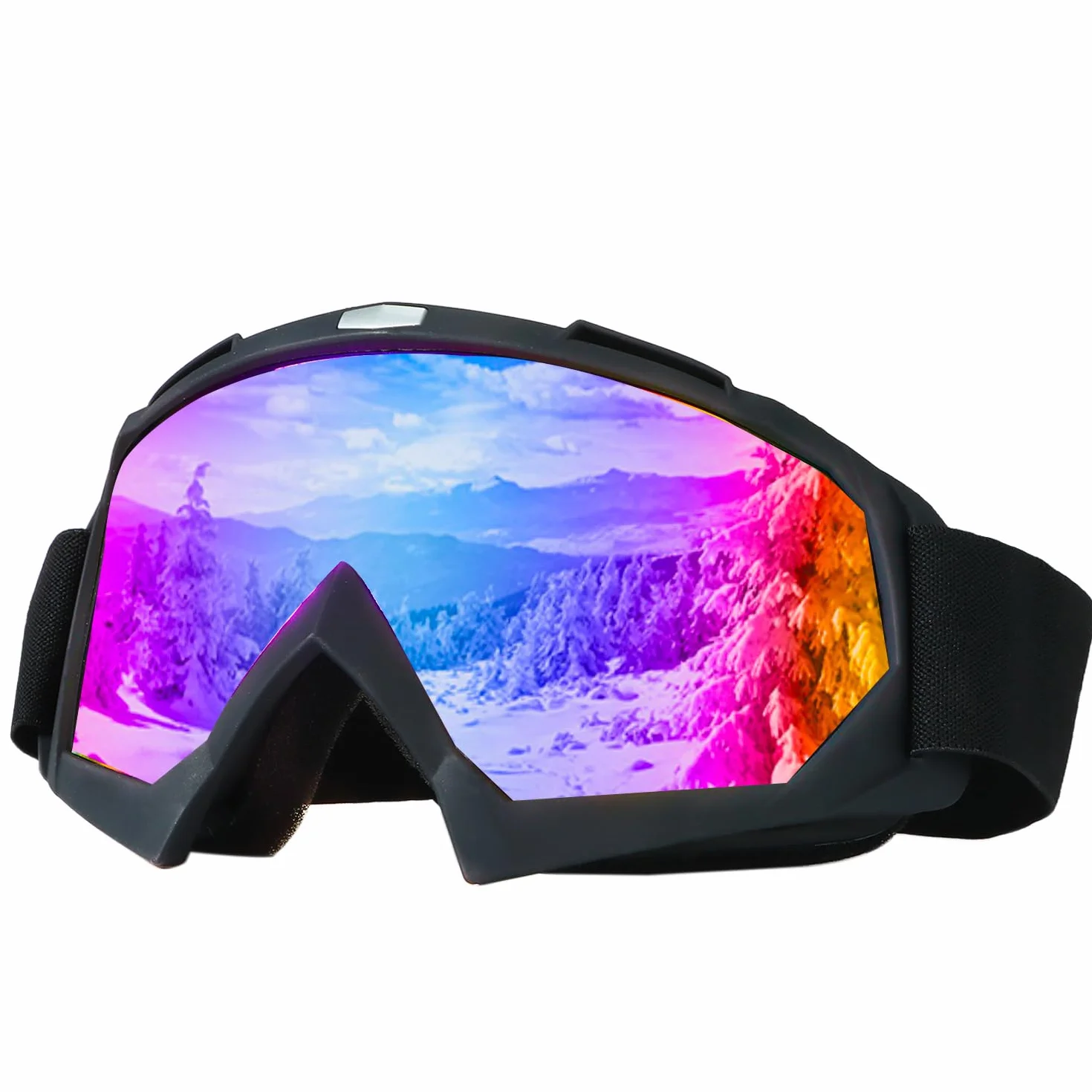 Maschere da Sci, Occhiali da Moto, Occhiali Anti Nebbia e Protezione UV, per Attivit All'Aperto come Sci, per Uomini e Donne