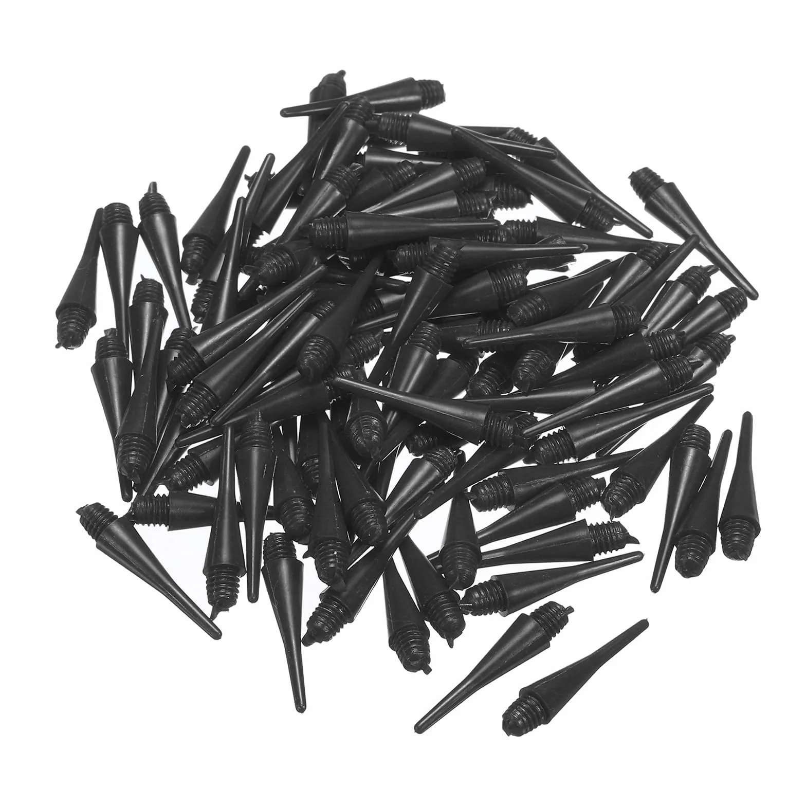wenrescry 200 pezzi di punte per freccette in plastica, punte per softdart con filettatura 2BA, punte di ricambio durevoli per freccette morbide, facili da sostituire, accessori per freccette per gli