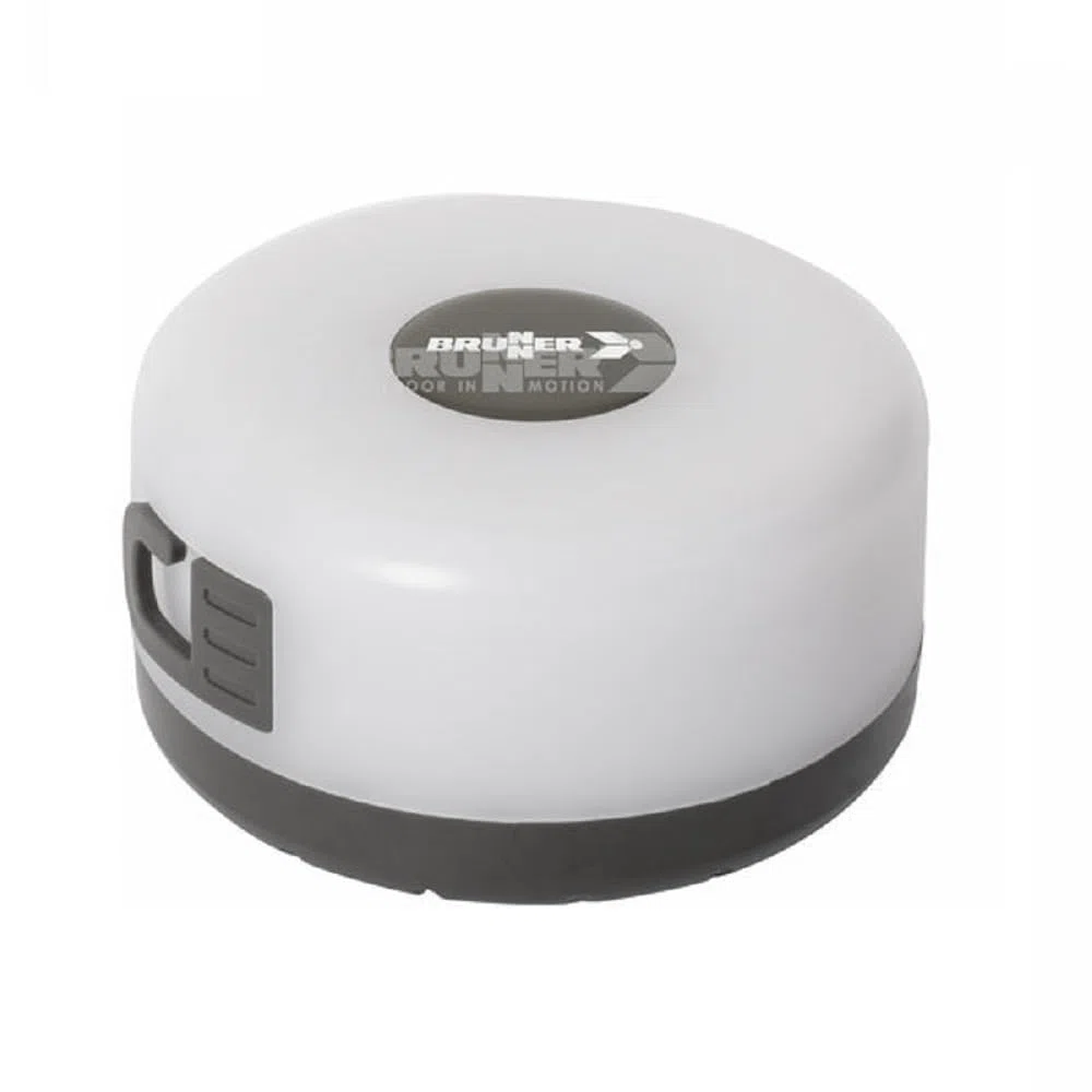 BRUNNER Lanterna da Campeggio Ricaricabile con Strisce Luminose Flessibili e Arrotolabili, IP44, Grigio