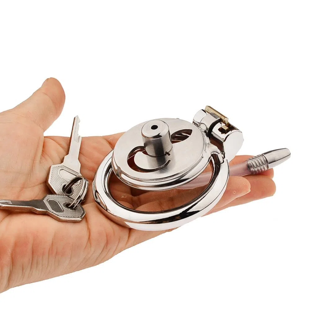 Cintura di Supporto Regolabile per Pilates da Uomo, Gabbia in Metallo Inossidabile, Design Sportivo,50mm