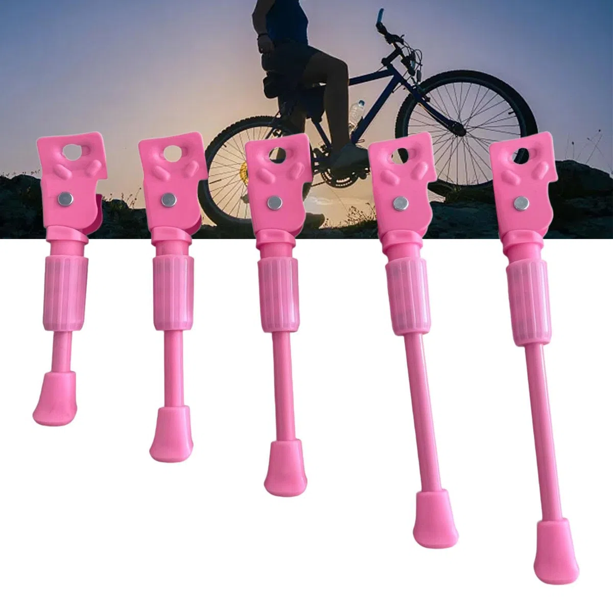 Baoblaze Cavalletto per Bici per Bambini Cavalletto Laterale Singolo Cavalletto per Bicicletta Cavalletto per Piedi per Ragazze