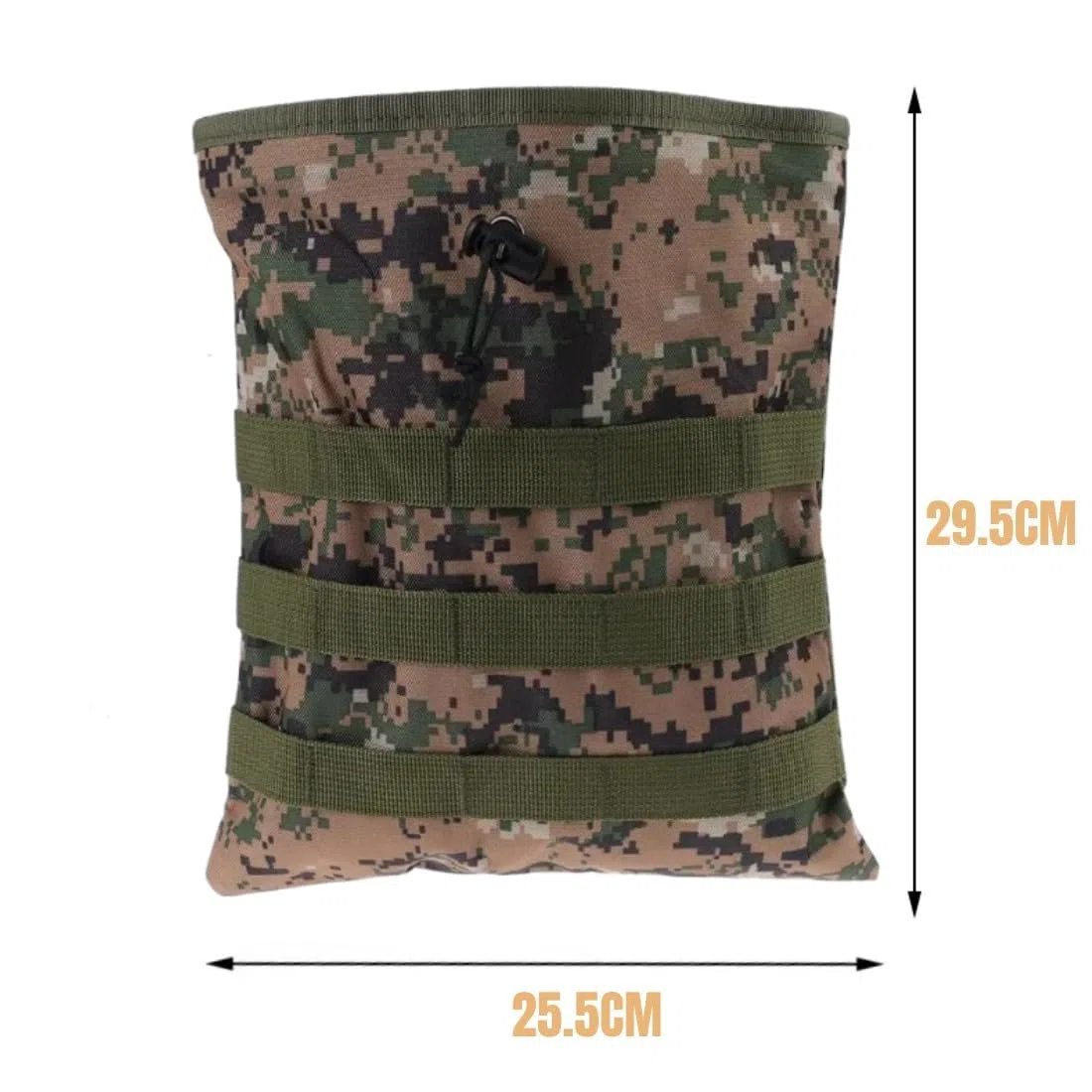Molle Sistema tattico Molle Dump Magazine Pouch Caccia Recupero Sacchetto Goccia Sacchetto Accessori Militari (7 Colori opzionali)