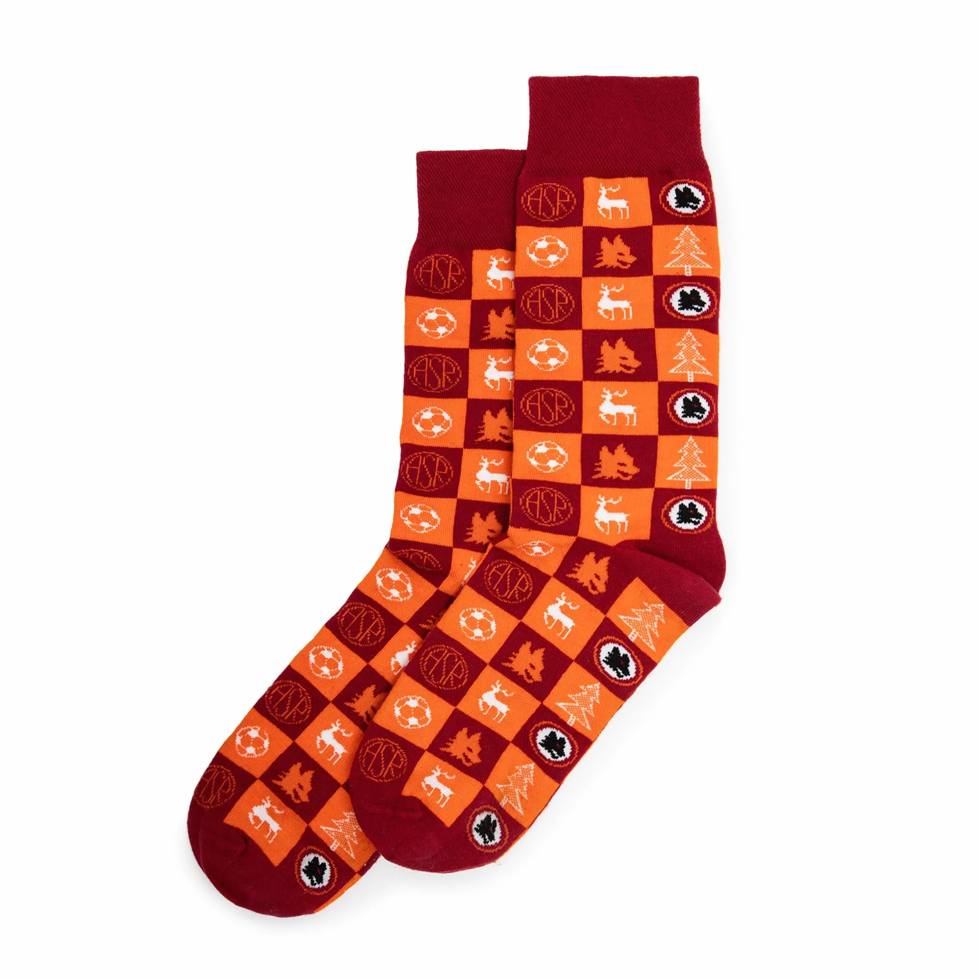 AS Roma As Roma Christmas Socks Calzini Natalizi Unisex - Adulto